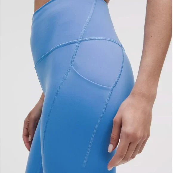 Lululemon Wunder Train High-Rise Tight with Pockets 25" Pool Party - Picture 3 of 10